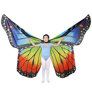 BestDance-<span class=keywords><strong>Disfraz</strong></span> <span class=keywords><strong>de</strong></span> danza del vientre egipcio para mujer y niña, alas <span class=keywords><strong>de</strong></span> mariposa, Ángel Isis para <span class=keywords><strong>bailarina</strong></span> OEM - Product Image 4