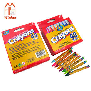 Ensemble de 48 crayons pour tout-petits, crayons de cire non toxiques et sûrs, cadeau promotionnel bon marché, papeterie de coloriage pour enfants - Product Image 4