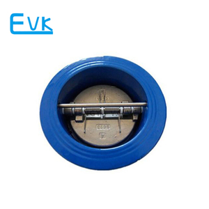 Обратный клапан EVK EVK-CKH11 DIN API PN10/6 с двойным диском, чугунным корпусом, уплотнением из ПТФЭ, автоматический, из нержавеющей стали/WCB - Product Image 4