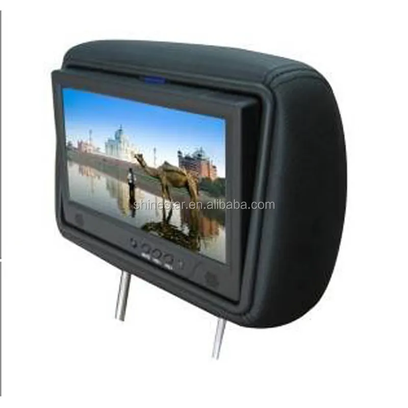 9inch 3G 4G taxi LCD Advertising Player with headrest