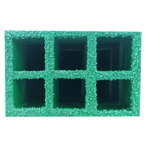 38x38mm Square Mesh FRP Molded Gratings With Different Color