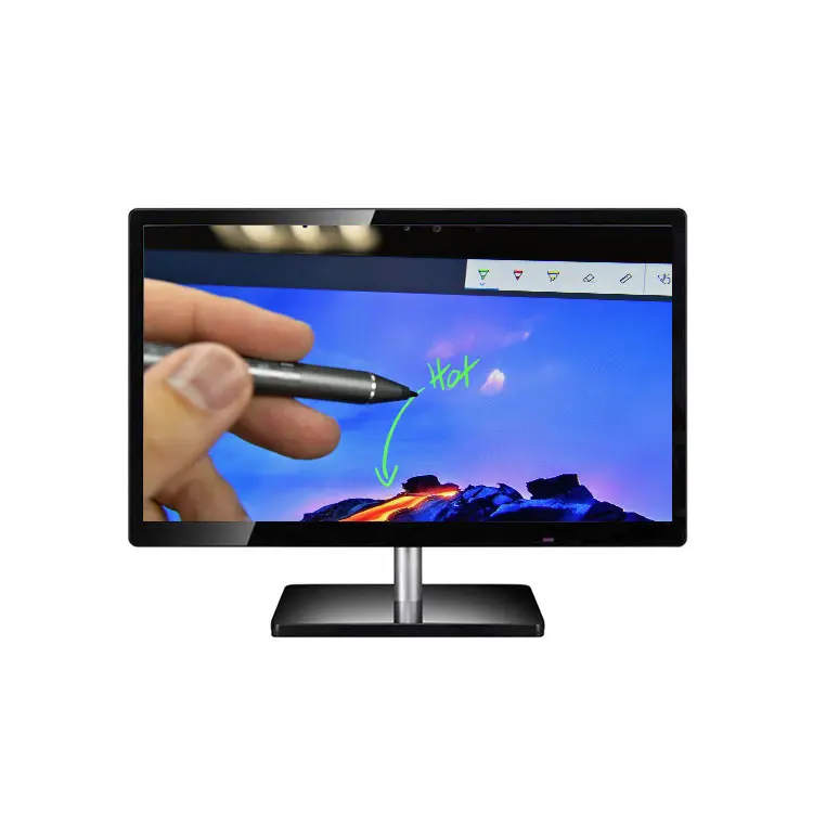 מלא hd 1080 P 24 אינץ tft lcd פנל מגע קיבולי מסך LCD צג מחשב