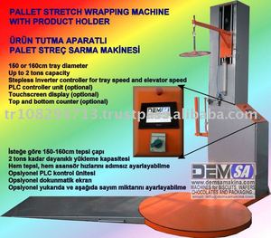 DEMSA Pallet <b>Stretch</b> Wrapping <b>Machine</b> Semi-Automatic Electric Driven Plastic Film Packaging for Beverages Food Chemicals Engine - Product Image 2
