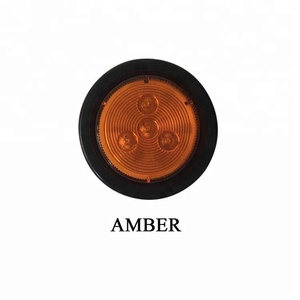 <span class=keywords><strong>12</strong></span>โวลต์<span class=keywords><strong>2</strong></span>.5นิ้ว4LEDs สีเหลืองอำพันสีแดงสีขาวนำรอบเครื่องหมายด้านข้างแสง - Product Image 3