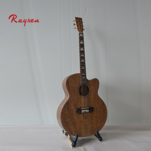 <span class=keywords><strong>Chitarra</strong></span> <span class=keywords><strong>Acustica</strong></span> Raysen Personalizzata a Prezzo Vantaggioso con Tavola Armonica in Abete Compensato - Product Image 4