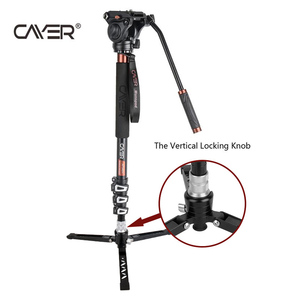 Cayer af34dvh4 chuyên nghiệp Video <span class=keywords><strong>Camera</strong></span> <span class=keywords><strong>Monopod</strong></span> nhôm <span class=keywords><strong>Monopod</strong></span> với <span class=keywords><strong>monopod</strong></span> <span class=keywords><strong>Telescopic</strong></span> chân 4 phần - Product Image 1