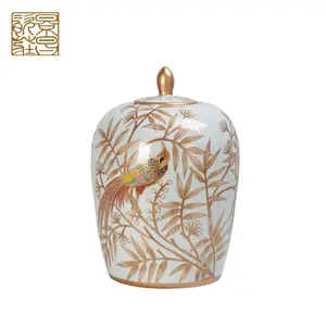 Trung Quốc Antique Gốm Trang Trí Nội Thất Sứ Gừng Jar Để Bán