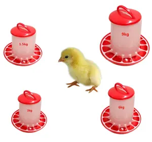 2018 la migliore vendita di pollame Automatico Vassoio di Plastica Appeso Pollo Feeder prezzo a buon mercato