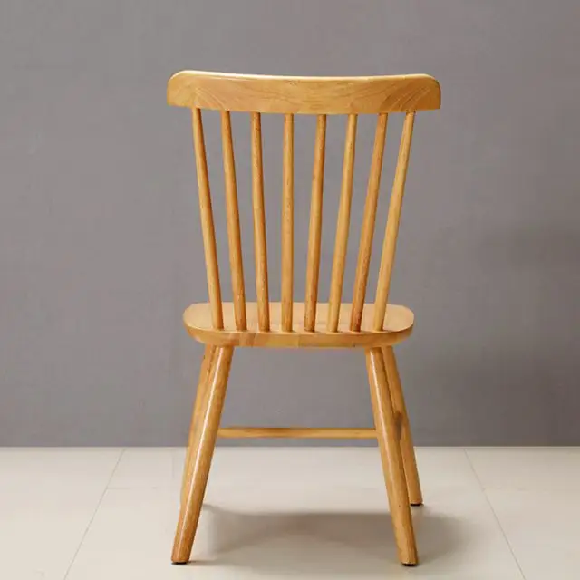 중국 노란색 어린이 식사 의자 호두 나무 윈저 의자