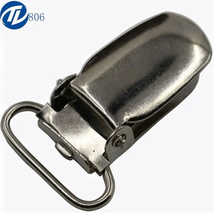 Guangzhou factory price wholesale braces belt suspender clips for sale