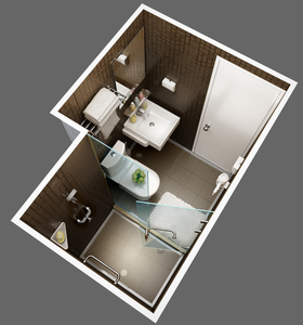 La casa dello studente ha usato l'<span class=keywords><strong>unit</strong></span>à modulare completa prefabbricata delle stanze di doccia del bagno di SMC 1420 anche per la casa del contenitore e la casa d'acciaio leggera - Product Image 6