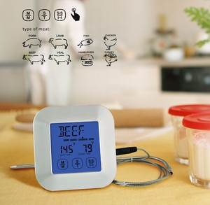 <span class=keywords><strong>Thermomètre</strong></span> à viande rétro-éclairé écran LCD sonde longue pliable parfait <span class=keywords><strong>thermomètre</strong></span> de cuisson à lecture instantanée pour la cuisine - Product Image 3