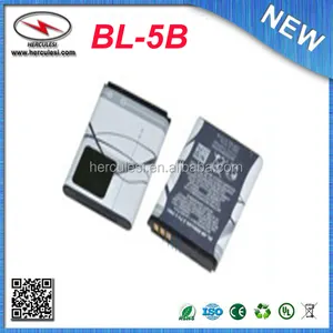 새로운 OEM BL-5B 배터리 노키아 7260 7360 N80 3220 5140 5300XM 5320XM 5500 5200 6120