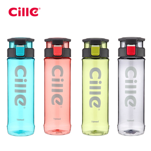 Cille personalizada 730ml BPA libre de deporte de moda de plástico Tritan bebiendo de la botella de agua de - Product Image 1