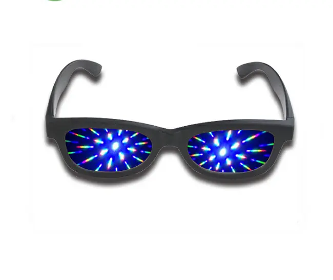 5%-10% डिस्काउंट रवाना अद्भुत छुट्टी पार्टी चश्मा 13500 लाइनों विवर्तन आतिशबाजी चश्मा