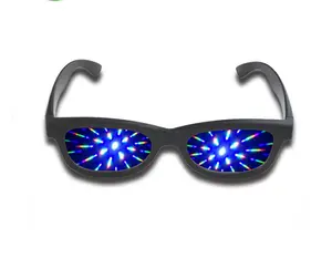 5%-10% discount off amazing holiday party glasses 13500 lines diffraction fireworks glasses