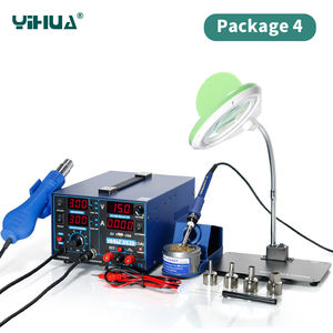 YIHUA 853D 3A 4 LED mit USB 3in1 handy reparatur DC power suipply löten rework station - Product Image 5