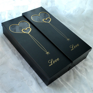 Boîte cadeau de rose haut de gamme boîte de papier de fleur florale de <span class=keywords><strong>parfum</strong></span> noir de luxe boîte d'emballage de rose de forme personnalisée pour cadeau - Product Image 6