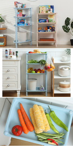 Supports d'angle en plastique PP, organisateurs multifonctions, rangement alimentaire, étagère <span class=keywords><strong>de</strong></span> <span class=keywords><strong>salle</strong></span> <span class=keywords><strong>de</strong></span> <span class=keywords><strong>bain</strong></span>, support à épices, support à légumes et fruits pour <span class=keywords><strong>cuisine</strong></span>, approvisionnement direct usine - Product Image 6