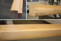 Moule à bois massif de 160 mm de largeur M416 M516 M616, moule à bois à 4 côtés à vendre