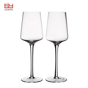 SUNYO Hand Blown Lead Free Crystal Glass <strong>Wine</strong> <strong>Decanter</strong> <strong>Set</strong> 4 <strong>Wine</strong> Glasses 500-1000ml Capacity Durable Classic Style Party Use - Product Image 5