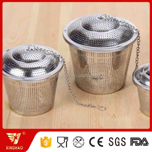 Stainless Steel Different Size Mesh <strong>Loose</strong> Leaf <strong>Tea</strong> Basket <strong>Infuser</strong> - Product Image 3