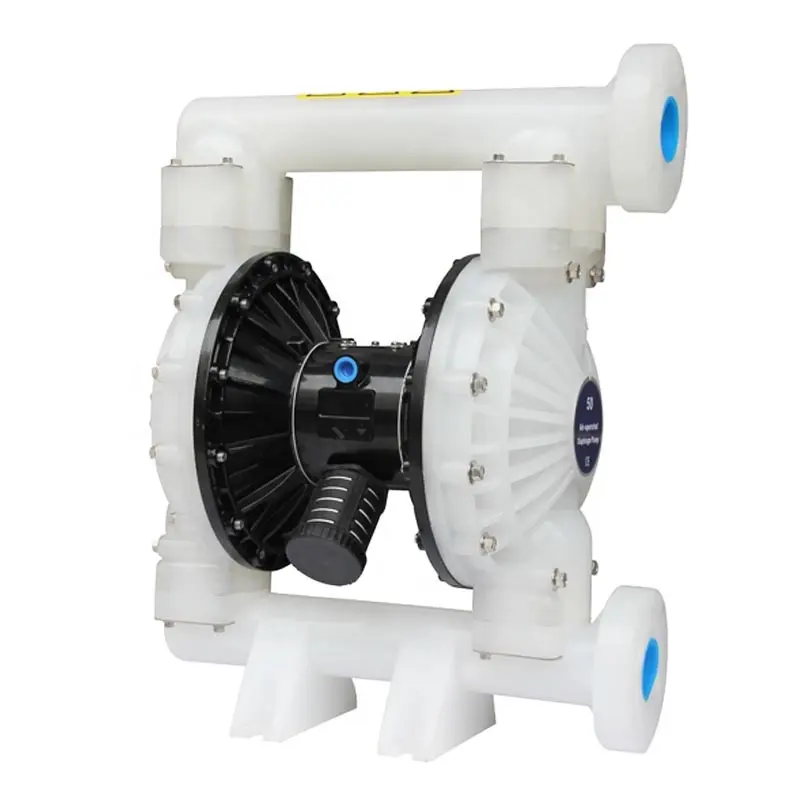 Plastic chemical acid proof air pneumatic double diaphragm pump