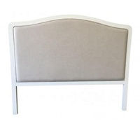 Lit à baldaquin antique de taille Queen avec cadre en bois blanc de style moderne, lit doux en bois de bouleau massif pour chambre à coucher ou ferme