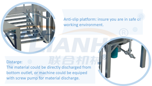 السائل صابون منظف شامبو ماكينة سعر خلاط خزان المزج مع المحرض - Product Image 3