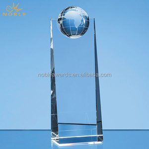 ราคาถูกที่กำหนดเองสี่เหลี่ยมผืนผ้าคริสตัลโลกรางวัลและถ้วยรางวัล - Product Image 2