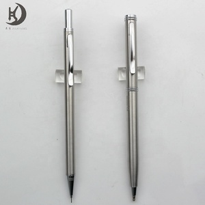 JM-147 Chất lượng cao khuyến mại biểu tượng tùy chỉnh kim loại bút chì tự động và nhấp vào bóng điểm bút Duo Set với gói hộp - Product Image 4