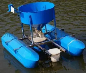 Cao Công Suất Thép Không Gỉ Tự Động Fish Pond Feeder Dispenser/Bait Casting Máy