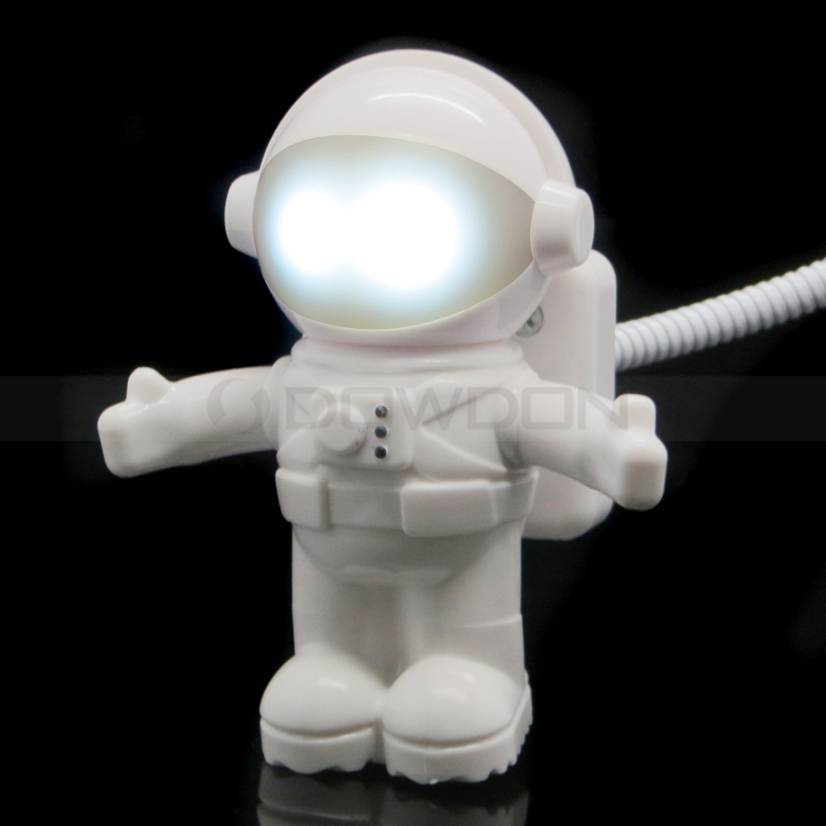 Novelty Eye Protector USB Astronaut Light Flexible LED Book Lamp