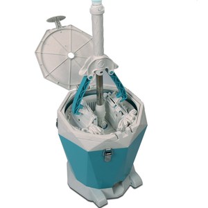 360 Magic Cleaning Floor <strong>Mop</strong> <strong>Bucket</strong> With Big Size <strong>Mop</strong> <strong>and</strong> 2 Wheels - Product Image 1
