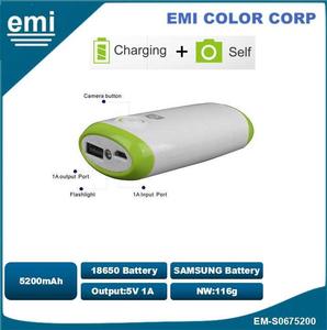 Pin Sạc Dự Phòng Tự Hẹn Giờ 5200 Mah, Ứng Dụng Chụp Ảnh Tự Sướng Hỗ Trợ <span class=keywords><strong>Android</strong></span> Và IOS - Product Image 4