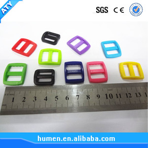 Hebilla Ajustable de Plástico Personalizada de 10 mm, 20 mm, 32 mm, 38 mm, 50 mm, 70 mm, Hebilla Tri-glide Reciclada - Product Image 2