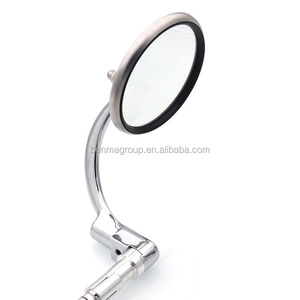 <span class=keywords><strong>Cafe</strong></span> <span class=keywords><strong>Racer</strong></span>-piezas para motocicleta, mango de acero inoxidable, extremo de barra, espejo giratorio de 360 grados - Product Image 3