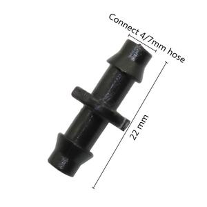 <span class=keywords><strong>Kit</strong></span> de tête de brumisation croisé en plastique, 4 pièces, 6mm, avec buse d'anneau d'étanchéité de jardin - Product Image 5