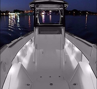 Kit d'éclairage de lit de bateau et de camion à LED blanches, 8 pièces, dosette étanche pour Marine Jetski, accessoires de lumière de voiture à LED lumineuses