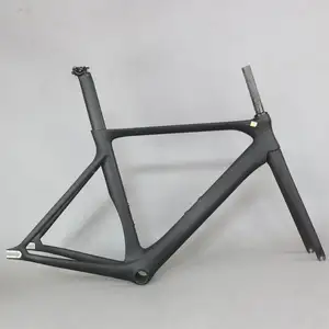 Bestseller Fixed Gear billige chinesische Kohle faser Track Bike Rahmen haben Bremse Carbon Rahmen