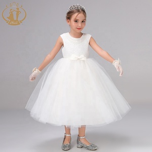 Vestido <span class=keywords><strong>de</strong></span> baile <span class=keywords><strong>de</strong></span> alta calidad para niñas, encaje <span class=keywords><strong>de</strong></span> tul, sin mangas, <span class=keywords><strong>primera</strong></span> <span class=keywords><strong>comunión</strong></span>, 2019 - Product Image 2