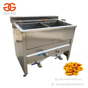 Commercial Stainless Steel Doughnut Fryer Falafel Fry Gas Electric Deep Fat Fryer Machine