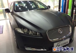 Ropa de coche con canales de aire, vinilo autoadhesivo, color negro mate, Wapping, 1,52x30m - Product Image 5