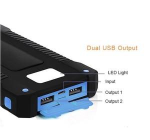 Banque d'alimentation <span class=keywords><strong>solaire</strong></span> étanche 30000mAh Chargeur <span class=keywords><strong>solaire</strong></span> 2 ports USB Chargeur <span class=keywords><strong>externe</strong></span> Powerbank <span class=keywords><strong>Smartphone</strong></span> avec lumière LED - Product Image 5