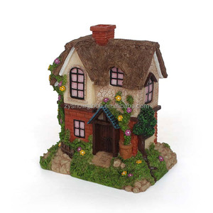 Regalo de recuerdo Casa de pueblo iluminada casa ornamentación - Product Image 1