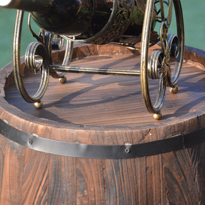 Retro THÙNG GỖ hiển thị cho thanh sử dụng thanh lịch trang trí trống Thùng Thùng - Product Image 3