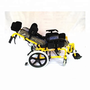 2018 atención médica aleación de aluminio plegable alto respaldo reclinable niños ruedas para la parálisis <span class=keywords><strong>cerebral</strong></span> - Product Image 2
