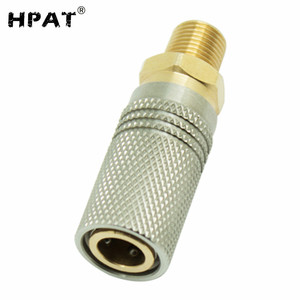 1/8BSP & 1/8NPT & M10 * 1 Paintball <span class=keywords><strong>PCP</strong></span> Charging Hose EXTENDED Quick Coupler Socket - Product Image 2