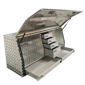 <span class=keywords><strong>Caja</strong></span> <span class=keywords><strong>de</strong></span> <span class=keywords><strong>Herramientas</strong></span> Metálica Impermeable Personalizada <span class=keywords><strong>de</strong></span> Aluminio para Camioneta con <span class=keywords><strong>Caja</strong></span> Completa para Perros para Camioneta y Camión - Product Image 6