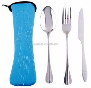 Cắm trại Du Lịch Neoprene Thiết Lập Dao Kéo Tay Áo Pouch - Product Image 2